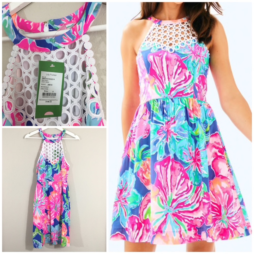Lilly Pulitzer Kinley Dress. Jungle Utopia. 6.